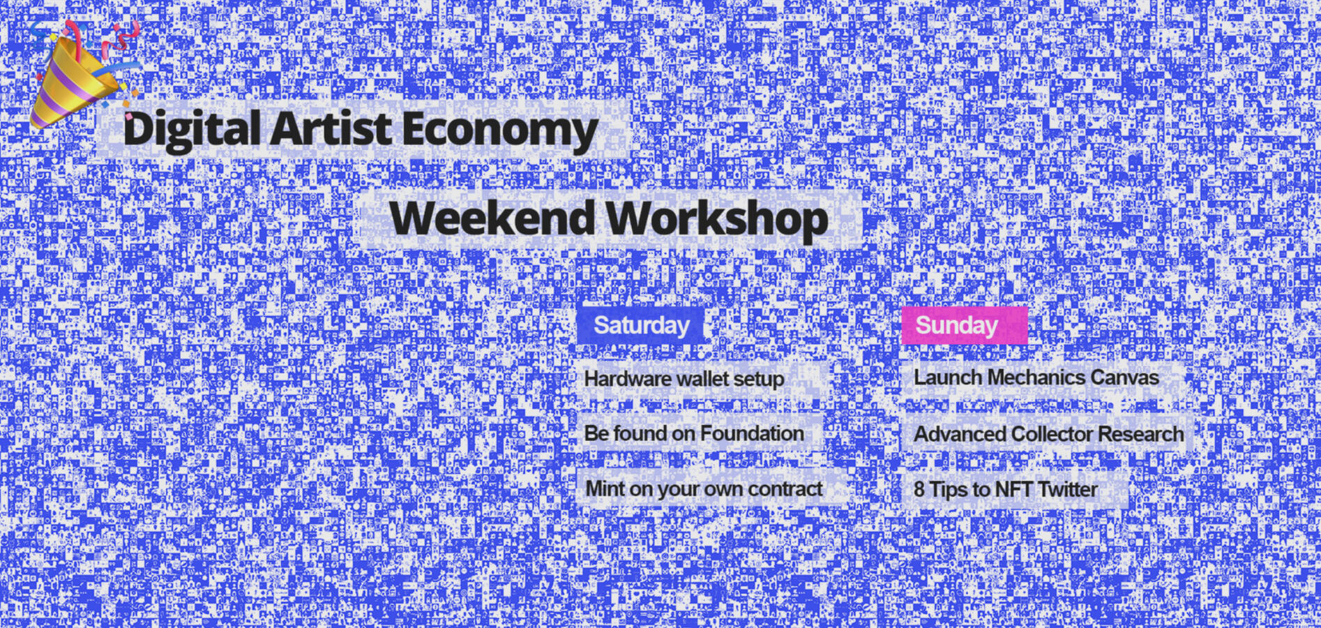 Helped develop NFT workshops for artists